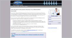 Desktop Screenshot of medicaldatamgt.com